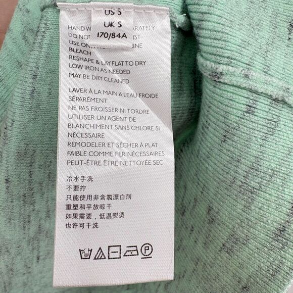 Anthropologie Daily Practice Hooded Sweatshirt Tee, Size Small, Green - Picture 9 of 10